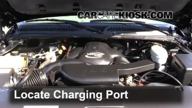 2003 GMC Sierra Denali 6.0L V8 Air Conditioner Recharge Freon